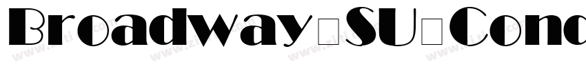 Broadway SU Condens字体转换
